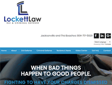 Tablet Screenshot of lockettlaw.net